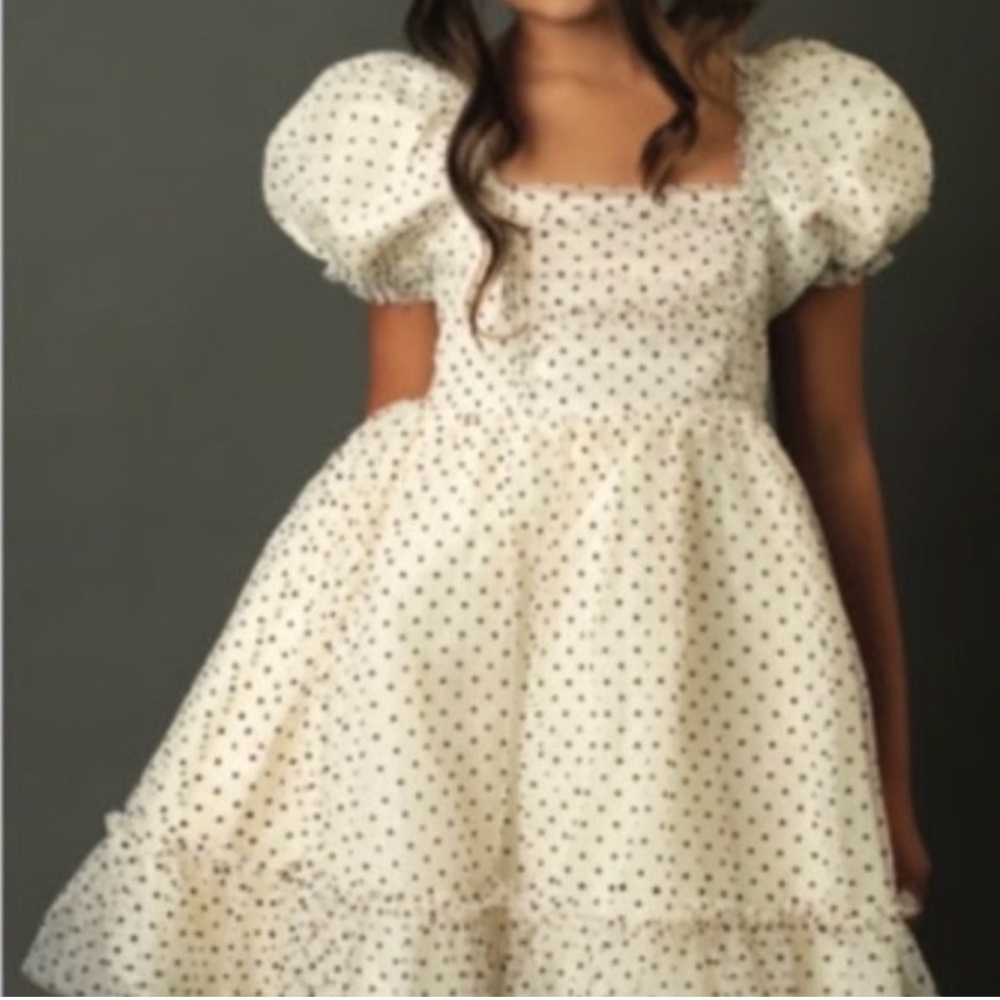 Joyfolie Puff Sleeve Dress